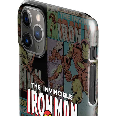 Marvel Classic Comics Iron Man Action Vintage iPhone 11 Pro Max Lite Case