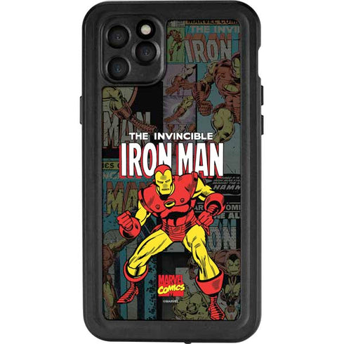 Marvel Classic Comics Iron Man Action Vintage iPhone 11 Pro Max Waterproof Case