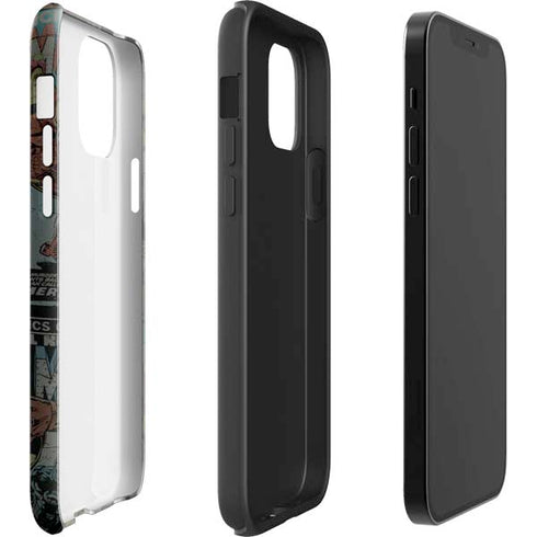 Marvel Classic Comics Iron Man Action Vintage iPhone 12 Impact Case