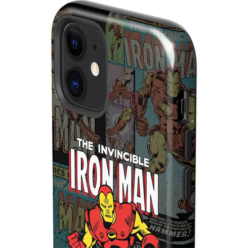 Marvel Classic Comics Iron Man Action Vintage iPhone 12 Mini Impact Case