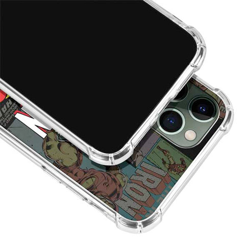 Marvel Classic Comics Iron Man Action Vintage iPhone 12 Pro Clear Case