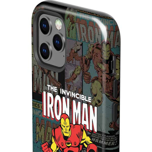 Marvel Classic Comics Iron Man Action Vintage iPhone 12 Pro Impact Case