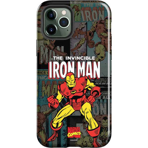 Marvel Classic Comics Iron Man Action Vintage iPhone 12 Pro Max Impact Case