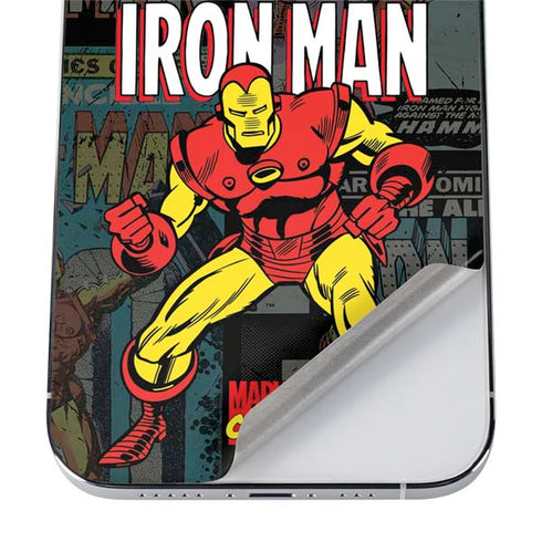 Marvel Classic Comics Iron Man Action Vintage iPhone 12 Pro Max Skin