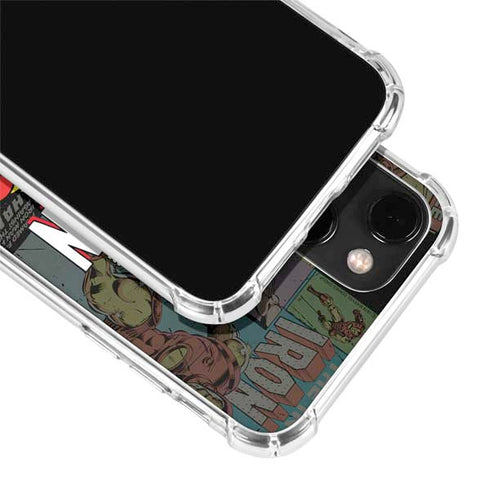Marvel Classic Comics Iron Man Action Vintage iPhone 13 Clear Case