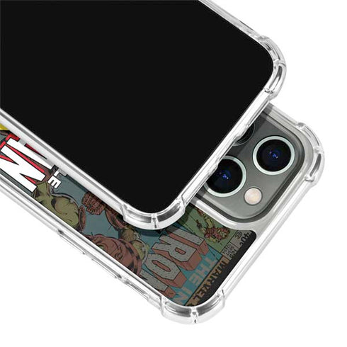 Marvel Classic Comics Iron Man Action Vintage iPhone 13 Pro Clear Case