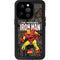 Marvel Classic Comics Iron Man Action Vintage iPhone 14 Pro Waterproof Case