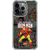Marvel Classic Comics Iron Man Action Vintage iPhone 15 Pro Clear Case
