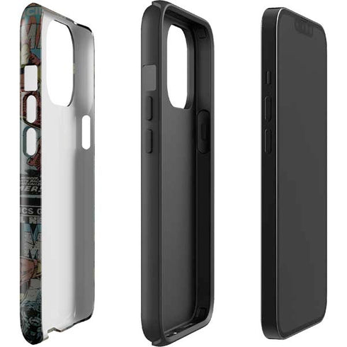 Marvel Classic Comics Iron Man Action Vintage iPhone 15 Pro Max Impact Case