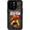Marvel Classic Comics Iron Man Action Vintage iPhone 15 Pro Waterproof Case