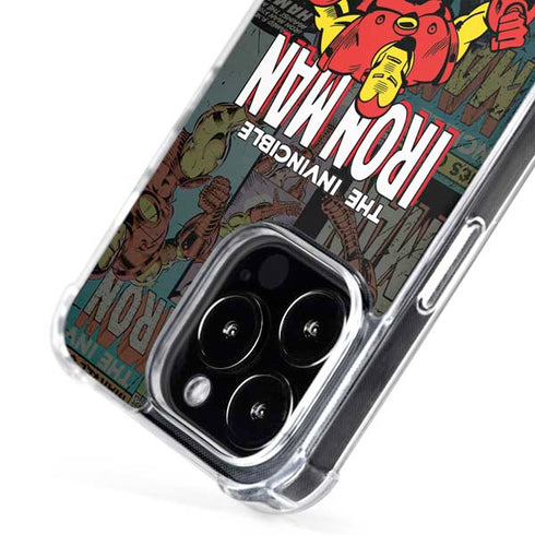 Marvel Classic Comics Iron Man Action Vintage iPhone 16 Pro Max MagSafe Case