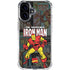Marvel Classic Comics Iron Man Action Vintage iPhone 17 Clear Case