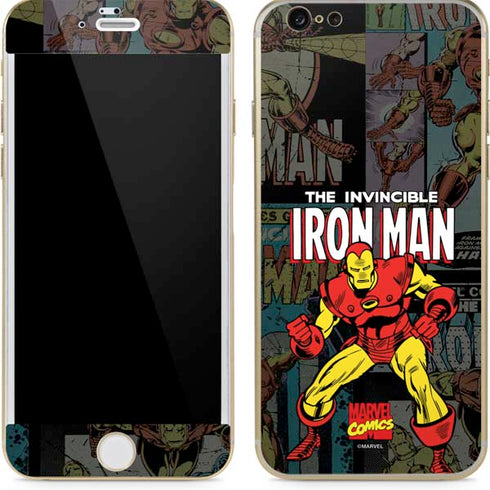Marvel Classic Comics Iron Man Action Vintage iPhone 6/6s Skin