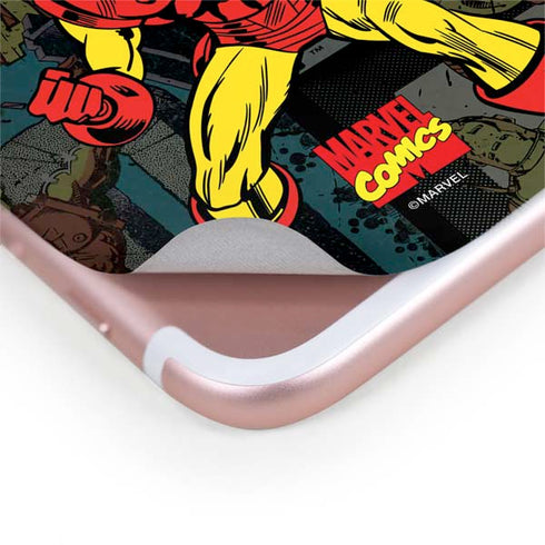 Marvel Classic Comics Iron Man Action Vintage iPhone 7 Plus Skin