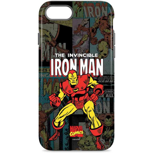 Marvel Classic Comics Iron Man Action Vintage iPhone 8 Pro Case