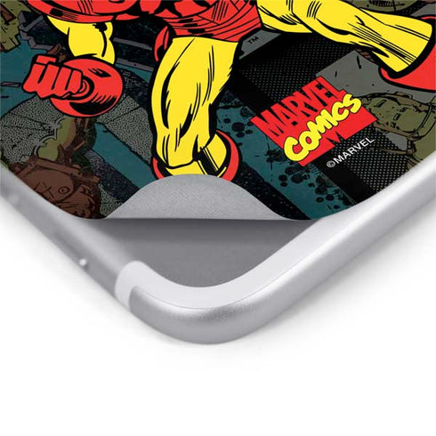Marvel Classic Comics Iron Man Action Vintage iPhone 8 Skin