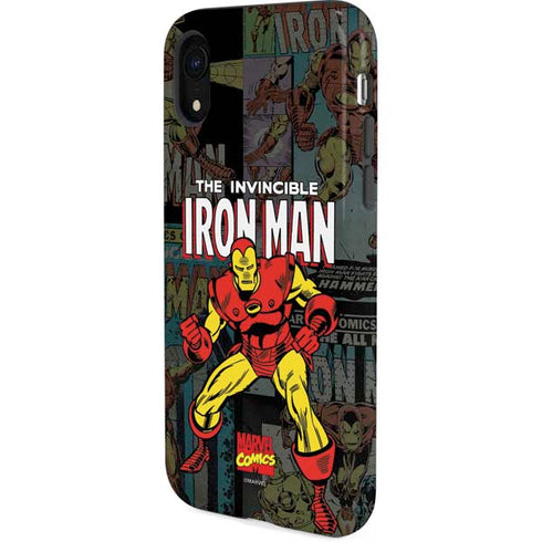 Marvel Classic Comics Iron Man Action Vintage iPhone XR Pro Case