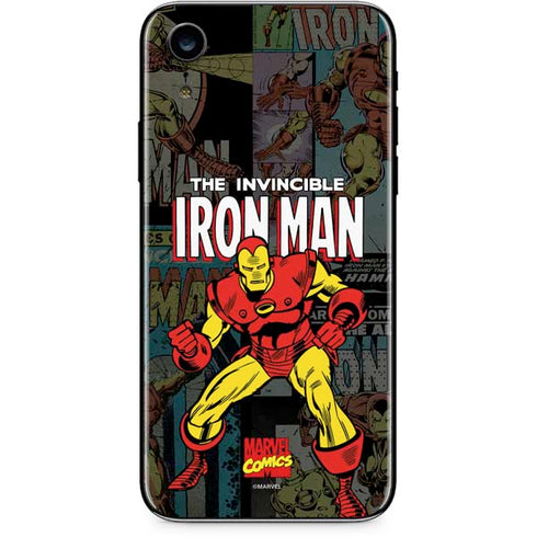 Marvel Classic Comics Iron Man Action Vintage iPhone XR Skin