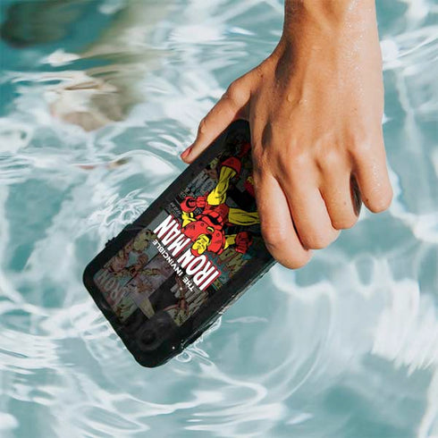 Marvel Classic Comics Iron Man Action Vintage iPhone XR Waterproof Case