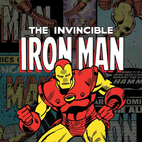 Marvel Classic Comics Iron Man Action Vintage iPhone XS Max Skin