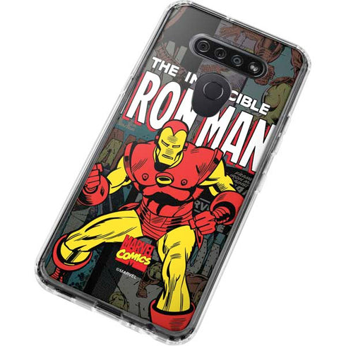 Marvel Classic Comics Iron Man Action Vintage LG K51/Q51 Clear Case