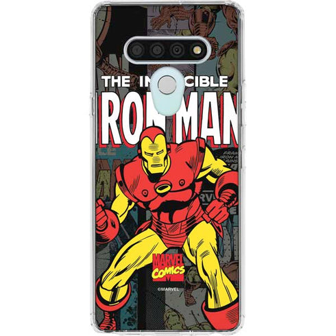 Marvel Classic Comics Iron Man Action Vintage LG Stylo 6 Clear Case
