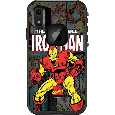 Marvel Classic Comics Iron Man Action Vintage LifeProof Fre iPhone Skin