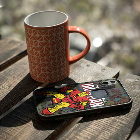 Marvel Classic Comics Iron Man Action Vintage LifeProof Fre iPhone Skin