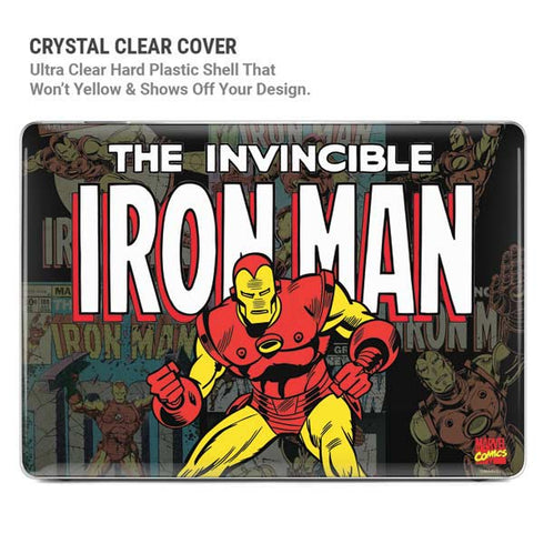 Marvel Classic Comics Iron Man Action Vintage MacBook Air 13in M1 (2021) Case plus Skin