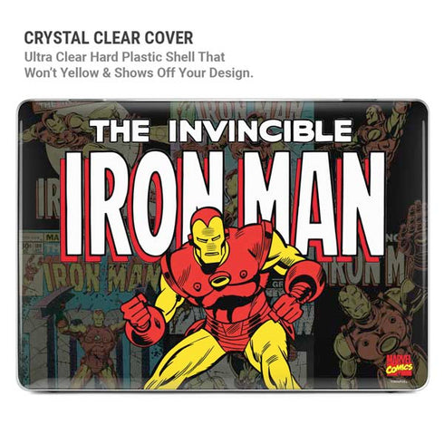 Marvel Classic Comics Iron Man Action Vintage MacBook Air 15in (2023-2025) Case plus Skin