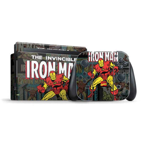 Marvel Classic Comics Iron Man Action Vintage Nintendo Skins