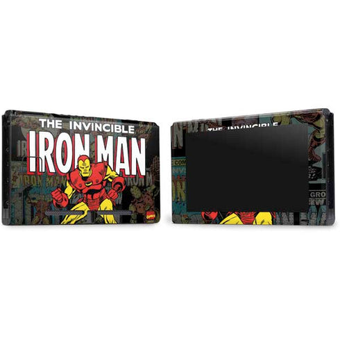 Marvel Classic Comics Iron Man Action Vintage Nintendo Switch Bundle Skin