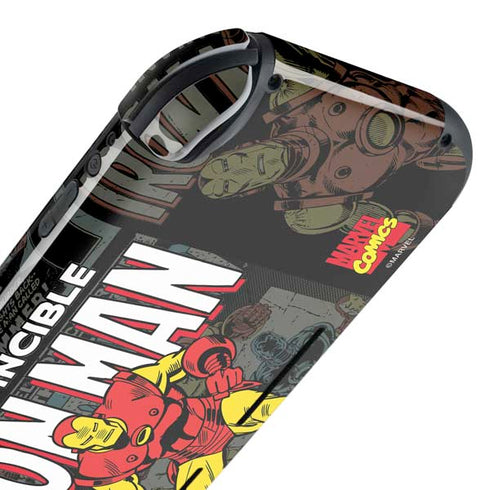 Marvel Classic Comics Iron Man Action Vintage Nintendo Switch Lite Skin