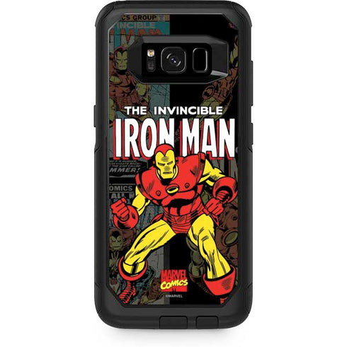 Marvel Classic Comics Iron Man Action Vintage Otterbox Commuter Galaxy Skin