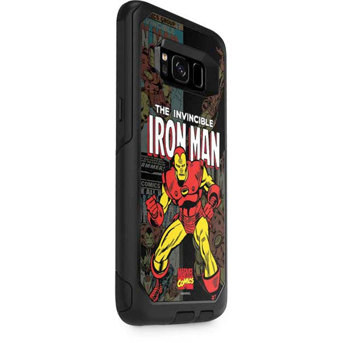 Marvel Classic Comics Iron Man Action Vintage Otterbox Commuter Galaxy Skin