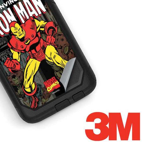 Marvel Classic Comics Iron Man Action Vintage Otterbox Commuter Galaxy Skin
