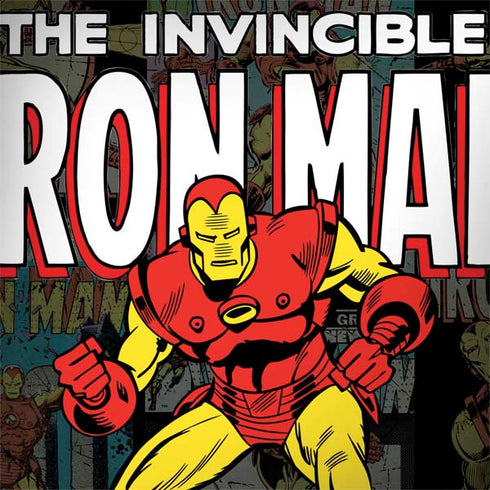 Marvel Classic Comics Iron Man Action Vintage PlayStation 4 Gold Wireless Headset Skin