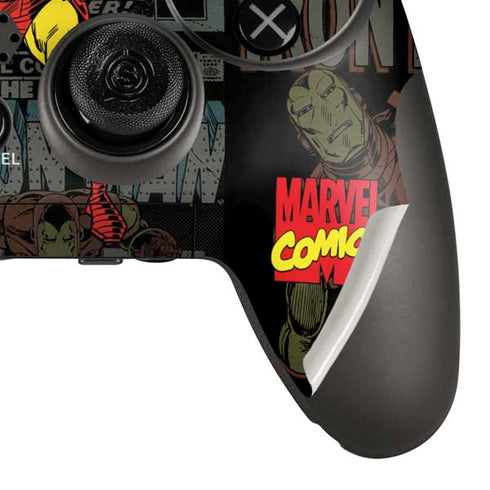 Marvel Classic Comics Iron Man Action Vintage PlayStation Scuf Vantage 2 Controller Skin