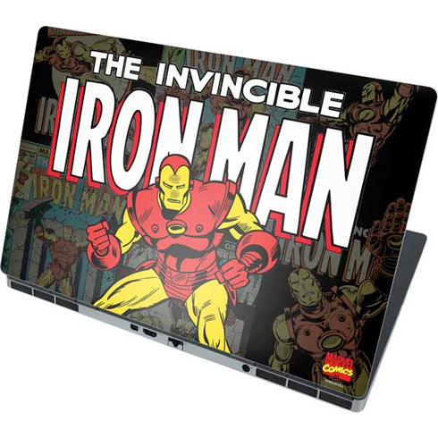 Marvel Classic Comics Iron Man Action Vintage Dell Precision Skin