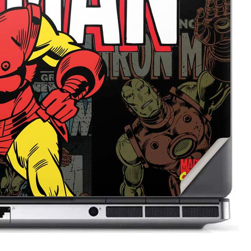 Marvel Classic Comics Iron Man Action Vintage Dell Precision Skin