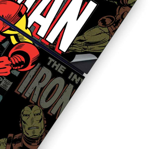 Marvel Classic Comics Iron Man Action Vintage PS4 Console Skin