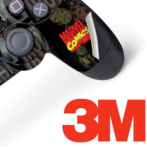 Marvel Classic Comics Iron Man Action Vintage PS4 Controller Skin