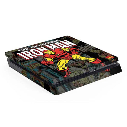 Marvel Classic Comics Iron Man Action Vintage PlayStation PS4 Skins