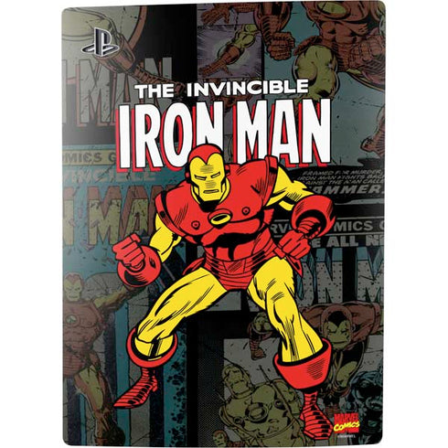 Marvel Classic Comics Iron Man Action Vintage PS5 Bundle Skin