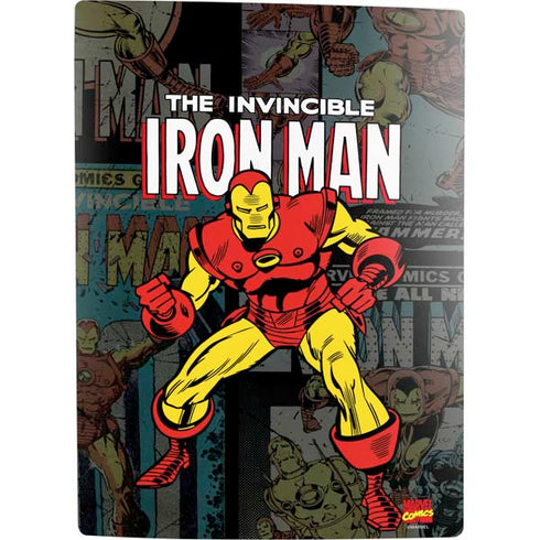 Marvel Classic Comics Iron Man Action Vintage PS5 Digital Edition Console Skin