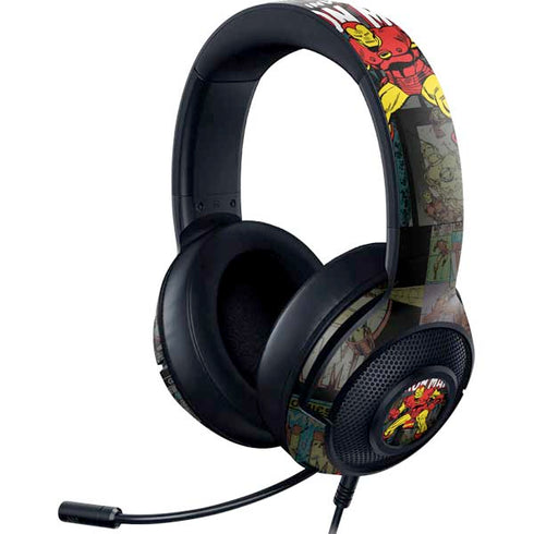 Marvel Classic Comics Iron Man Action Vintage Razer Kraken X Skin
