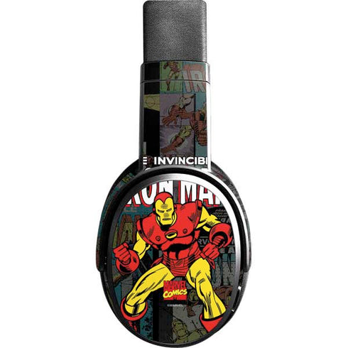 Marvel Classic Comics Iron Man Action Vintage Skullcandy Crusher Wireless Skin