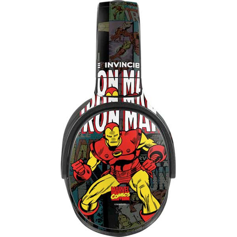 Marvel Classic Comics Iron Man Action Vintage Skullcandy Venue Skin