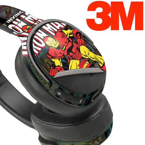 Marvel Classic Comics Iron Man Action Vintage Skullcandy Venue Skin