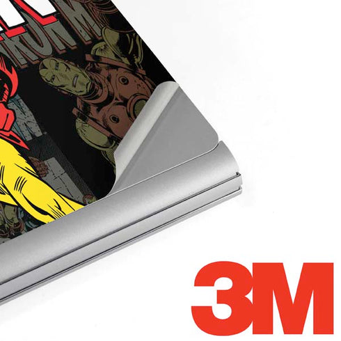 Marvel Classic Comics Iron Man Action Vintage Surface Book 2 15in Skin